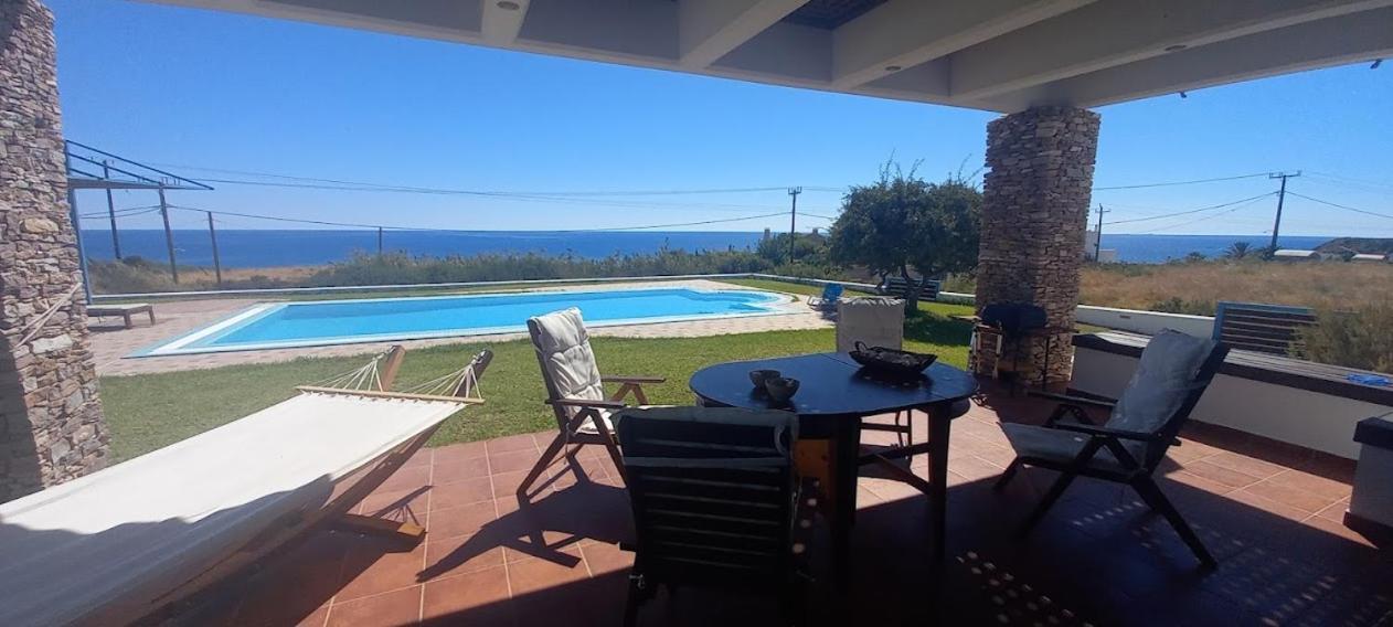 Cristelia Seafront & Pool Villa Lakhania Dış mekan fotoğraf